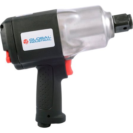 GLOBAL INDUSTRIAL Composite 1 Drive Air Impact Wrench, 1300 Max Torque 133709